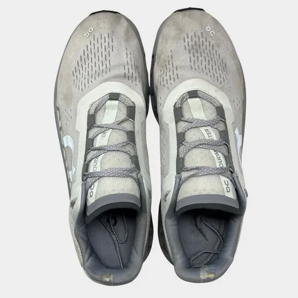 On Sneakers Mens 13 Gray Cloudmonster Running Ice Alloy Activewear 61.97788